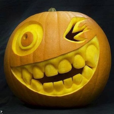 laughing pumpkin